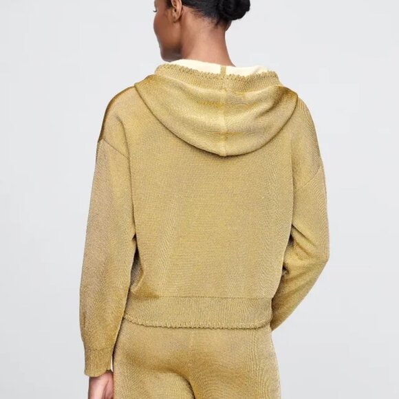 Cult Gaia (GAP X CULT GAIA ) Pullover Metallic Logo Hoodie Women's NWT, Size M - Picture 5 of 17